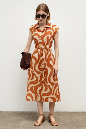 Multicolor Cotton Dress