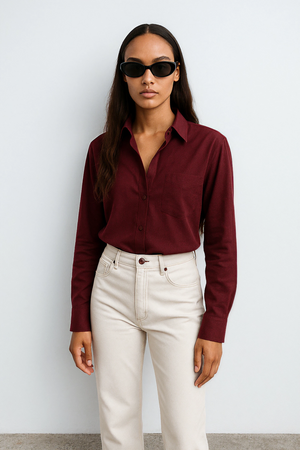 Slim Fit Cotton Shirt