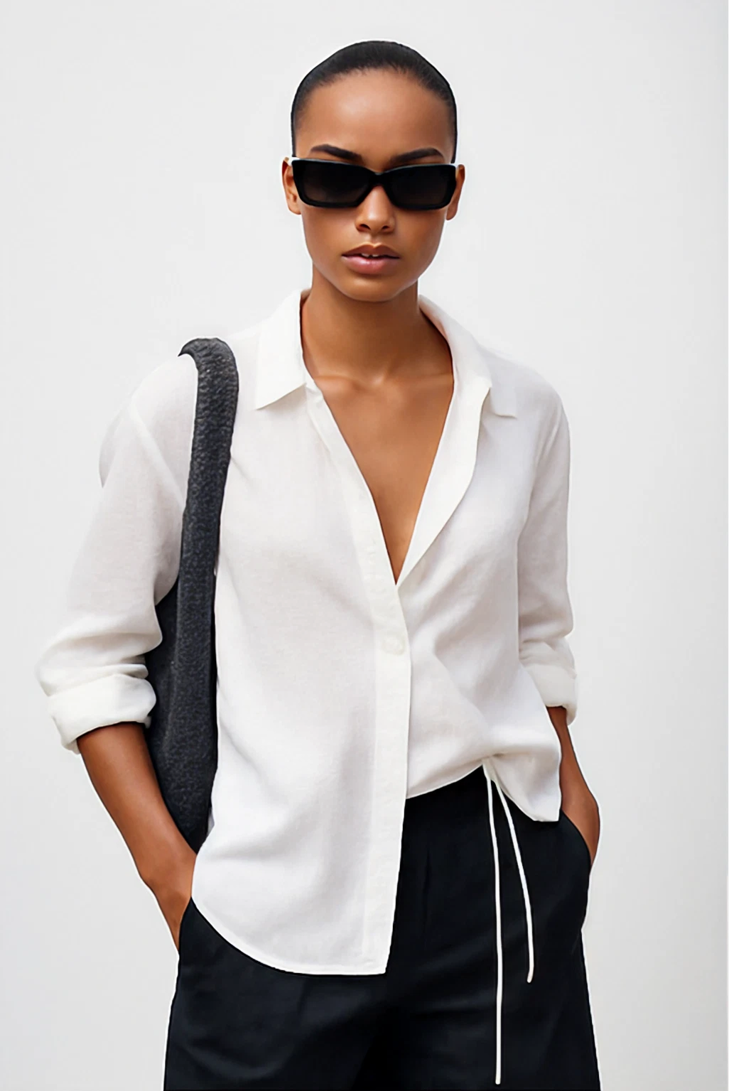 White Cotton Blouse