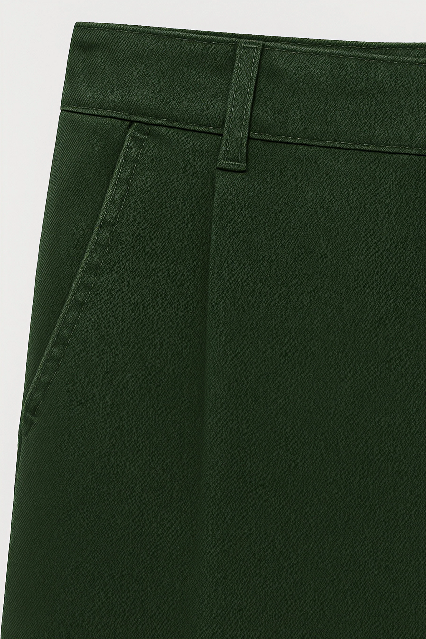 Wide-Leg Cotton Trousers